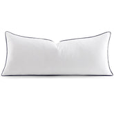 MIULEE Goose Feather Down Pillow Insert White 14x36 Inch